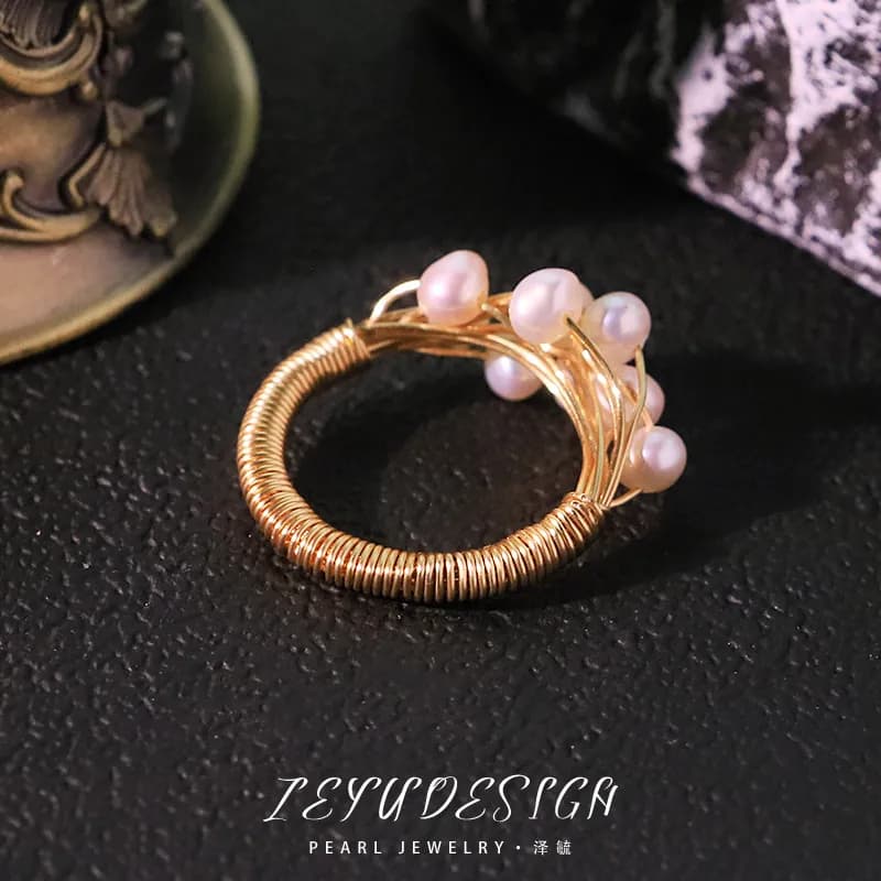 The Calm Tide - Ring - MythRealms pearl jewelry