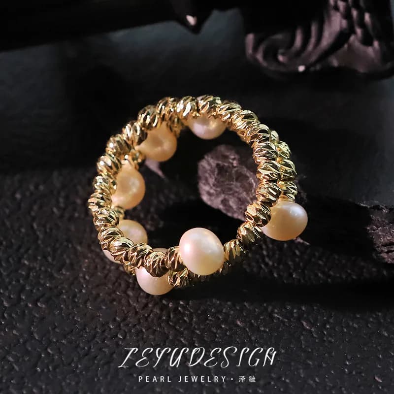 The Still Point - Ring - MythRealms pearl jewelry