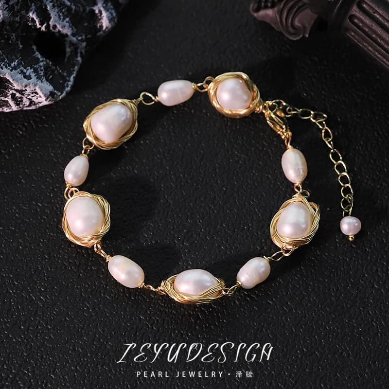 The Silver Hour - Bracelet - MythRealms pearl jewelry