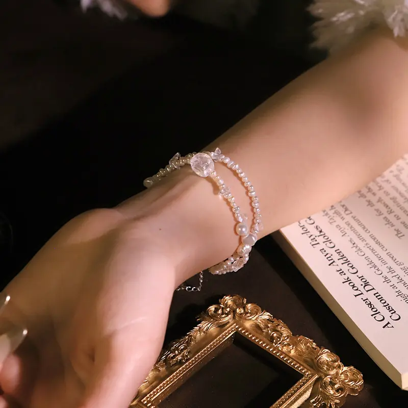 The Clear Blue - Bracelet - alternate jewelry view