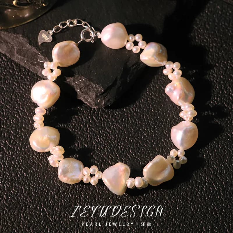 The Horizon Line - Bracelet - MythRealms pearl jewelry