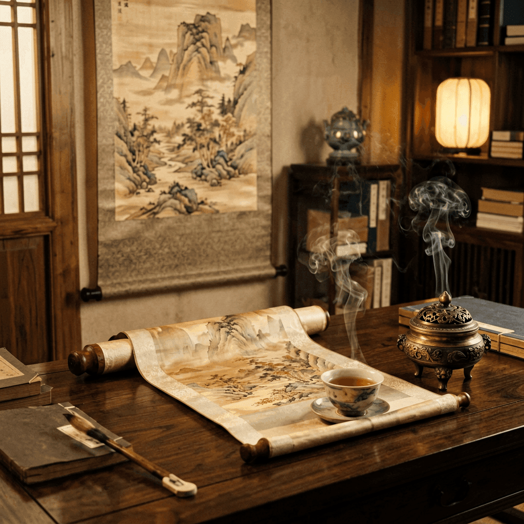 Twenty-Eight Mansions · 二十八宿 — Star Map Wall Scroll thumbnail 3