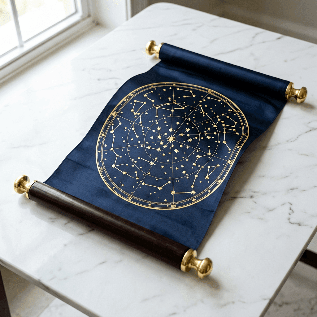 Twenty-Eight Mansions · 二十八宿 — Star Map Wall Scroll