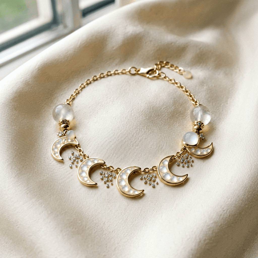 Moon Cycle · 月相循环 — Bracelet
