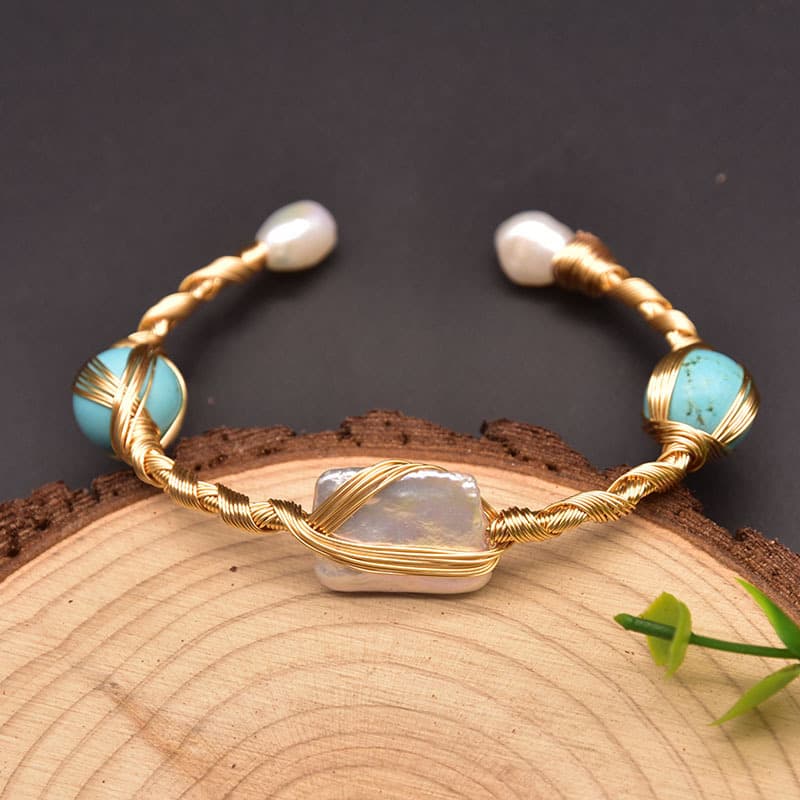 The Turquoise Leaf - Bracelet