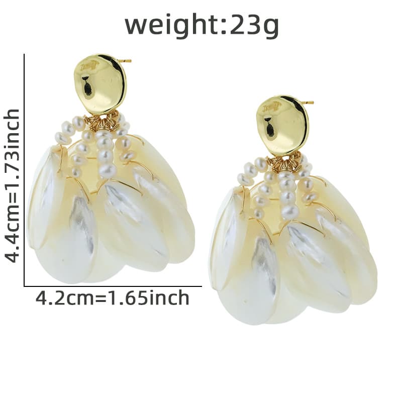 The Shell Bloom - Earrings 3