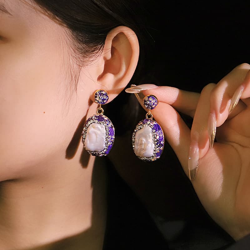 The Violet Rain - Earrings 3