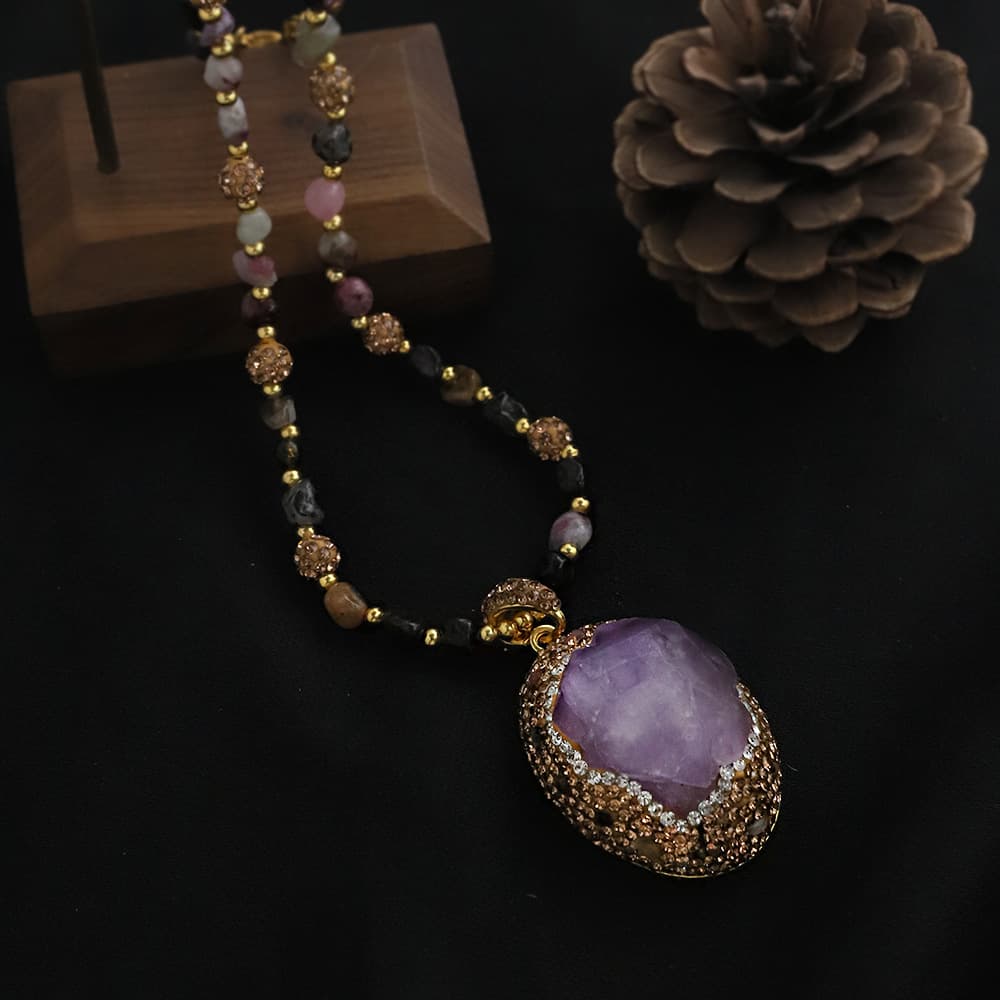 The Violet Pendant - Necklace 2