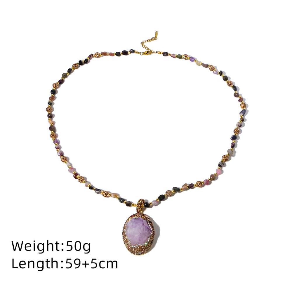 The Violet Pendant - Necklace 4