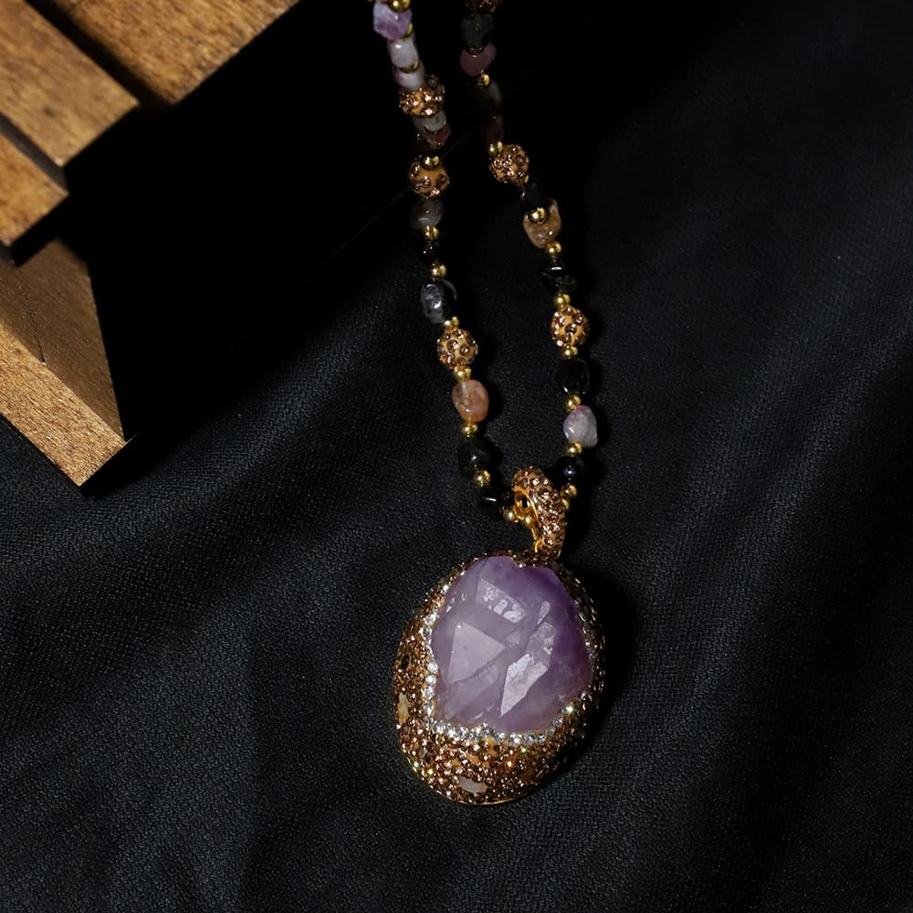 The Violet Pendant - Necklace 6
