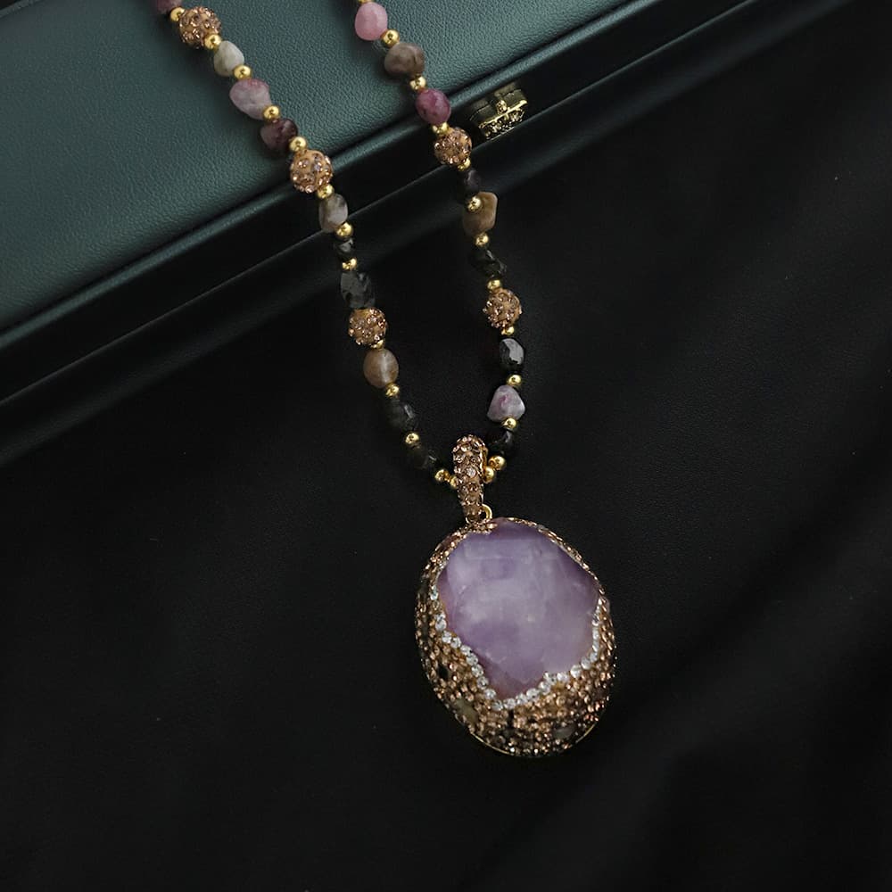 The Violet Pendant - Necklace