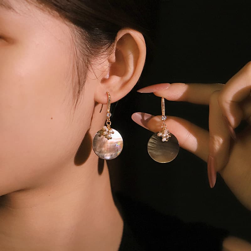 The Moon Disc - Earrings 7