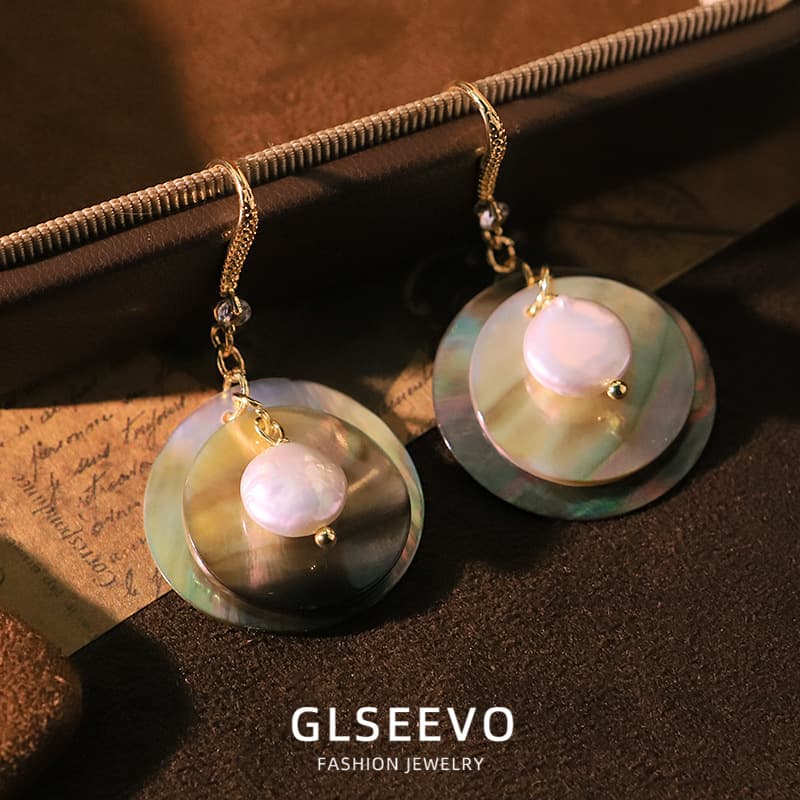 The Moon Disc - Earrings 8