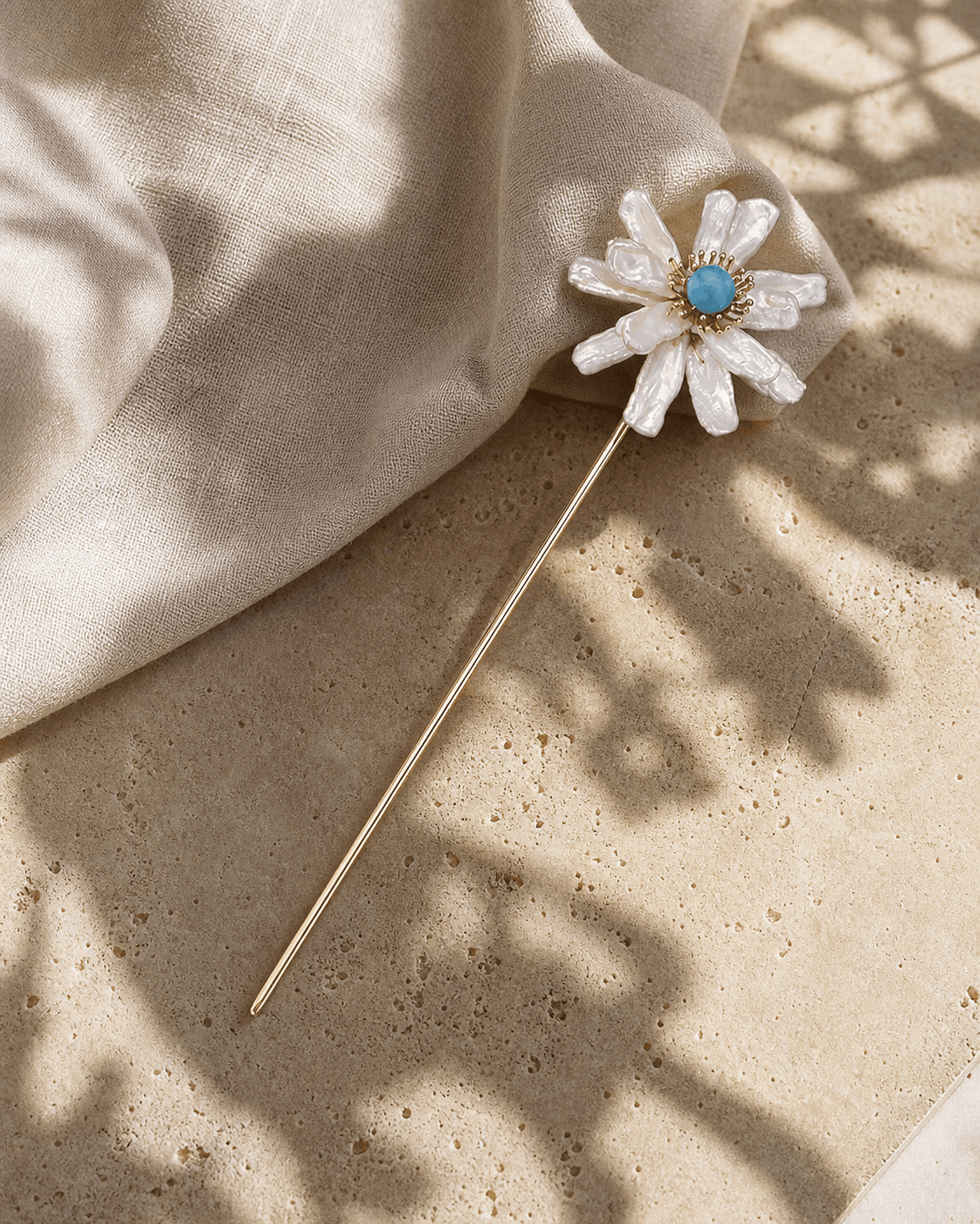 The Blueheart Bloom - Hair Stick