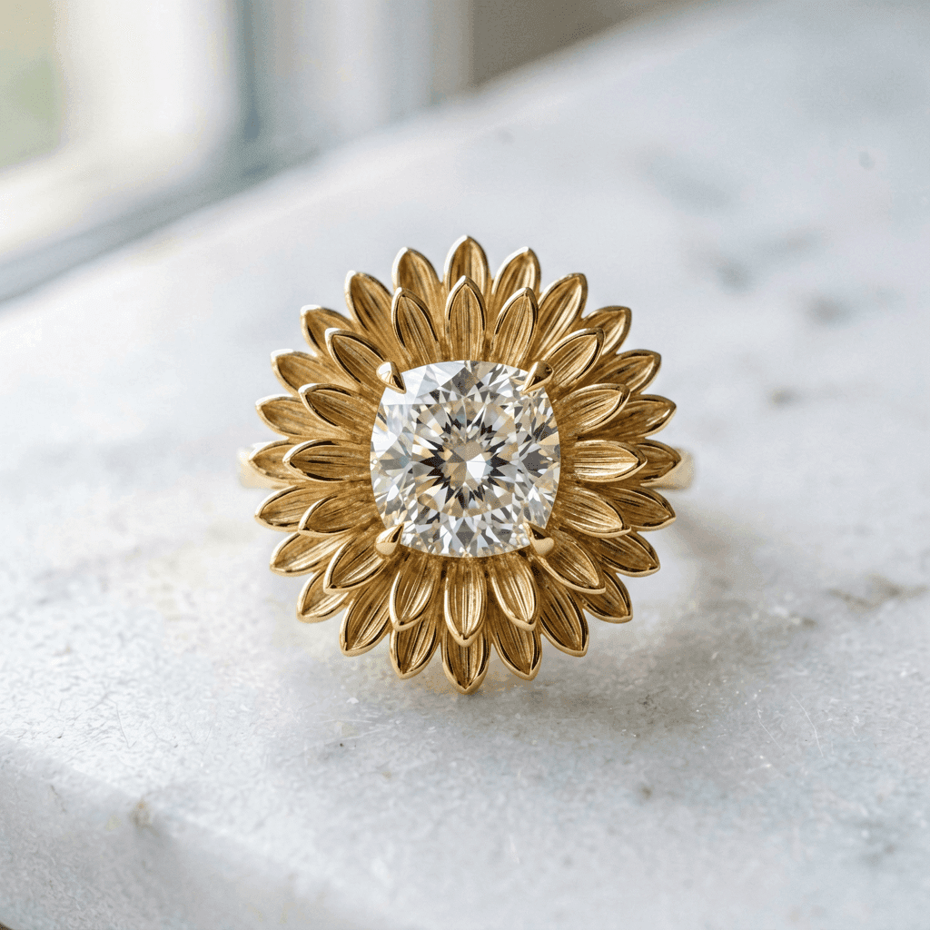Autumn Chrysanthemum Ring