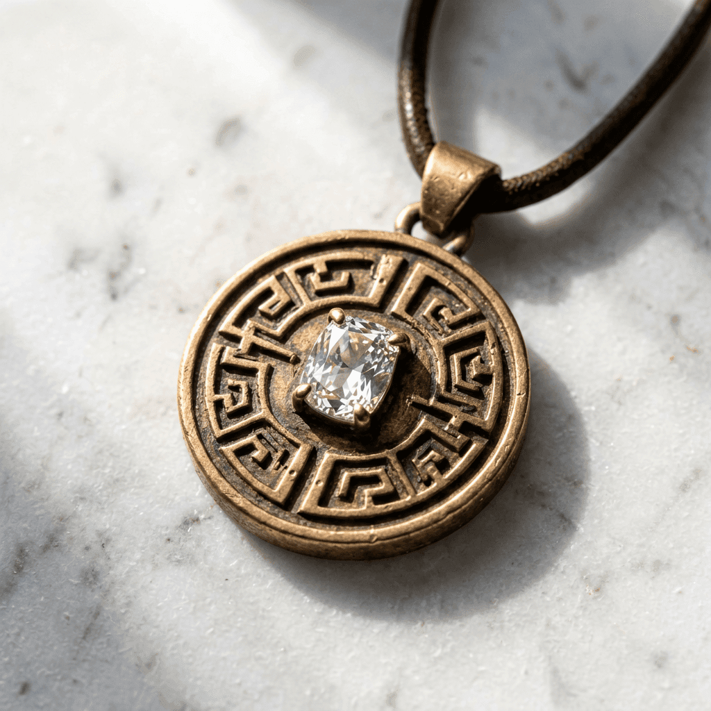 Taotie · 饕餮 — Ancient Bronze Amulet