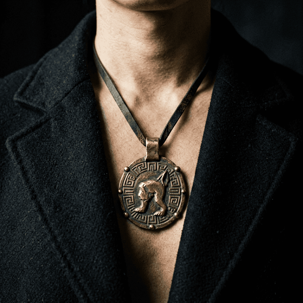 Taotie · 饕餮 — Ancient Bronze Amulet thumbnail 2