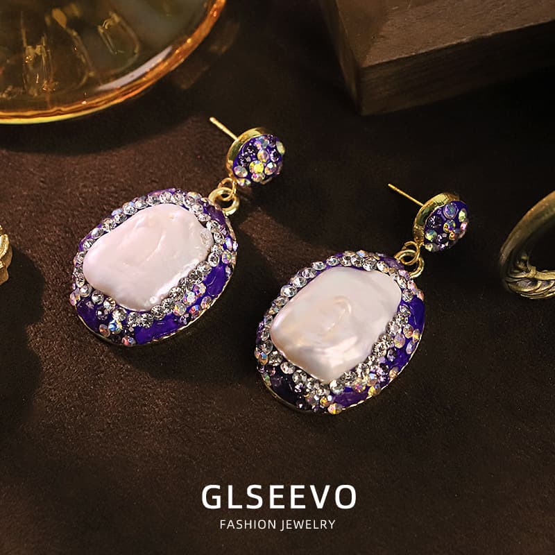 The Violet Rain - Earrings